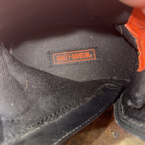 Harley-Davidson Women's 6" Maddy Boots Ankle Zip Lace Up Black Size 9 - Picture 9 of 9